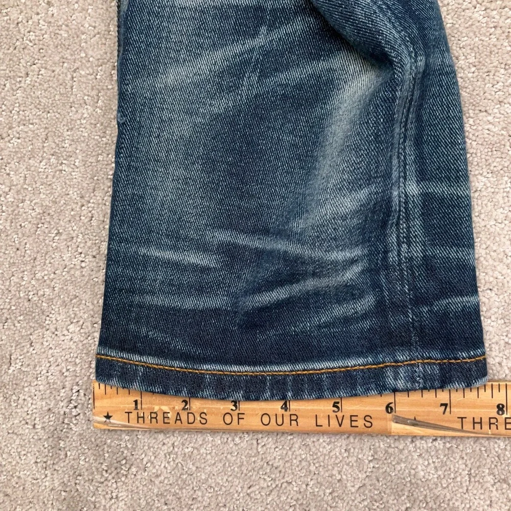 Cult of Individuality Jeans Mens 31x34 Blue Buckle 8 Distressed Slim